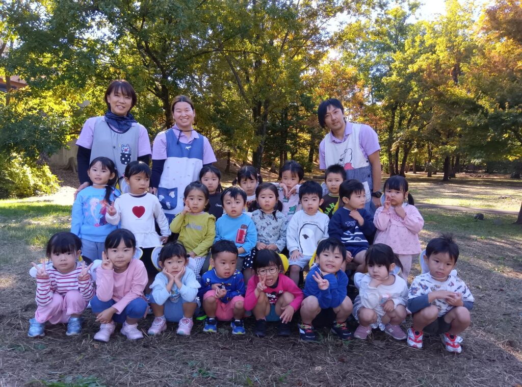 秋の遠足（３歳児）